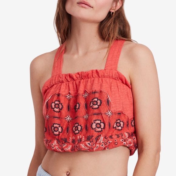 Free People Tops - Free people bubble crop top Free People Tops - Free people bubble crop top